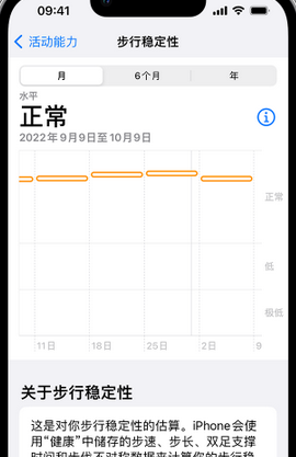 泽普iPhone手机维修如何在iPhone开启'步行稳定性通知'