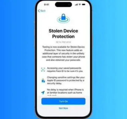 泽普苹果授权维修店分享被盗设备保护功能开启方法 