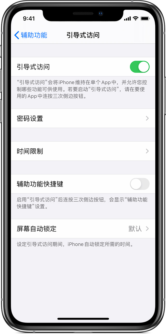 泽普苹果手机维修分享如何在 iPhone 上退出引导式访问 