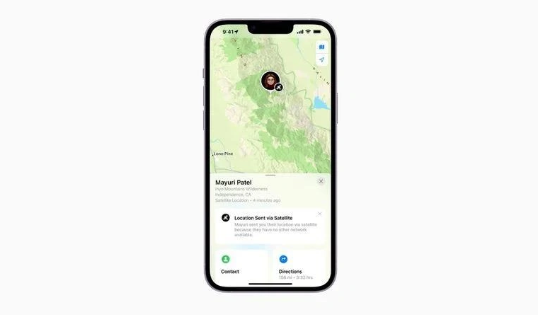 泽普苹果14维修分享iPhone14系列中 FindMy功能通过卫星分享位置方法教程 